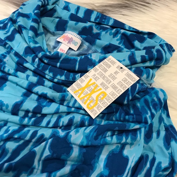 Lularoe blue maxi skirt - Picture 2 of 4